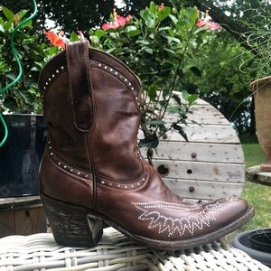Old Gringo Swarovski Eagle Cowboy Boots 8 RARE